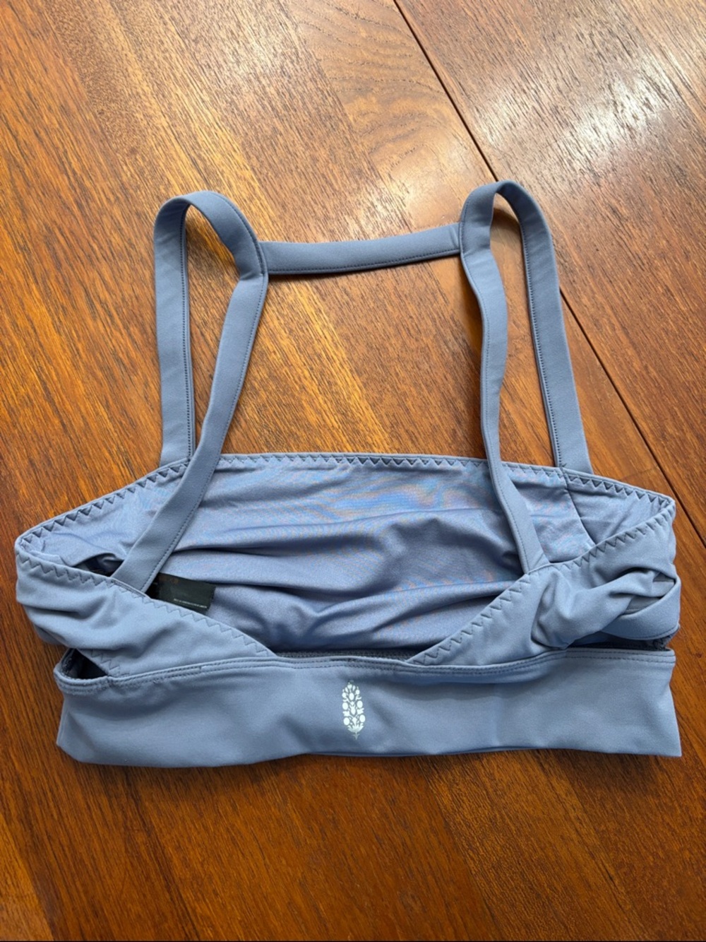 FP Movement by Free People Slate Blue Strappy Sports Bra